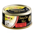 Корм влажный для кошек GimCat Shiny Cat Filet с тунцом и лососем, 70 г