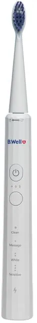 Електрична зубна щітка B.Well PRO-870 звукова, біла