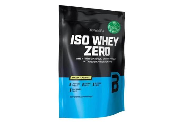 Протеин Biotech Iso Whey Zero Lactose Free banana, 500 г