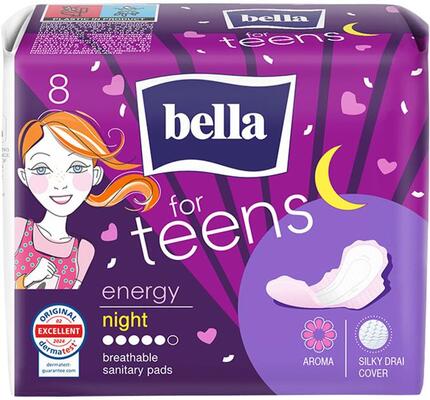 Гигиенические прокладки Bella for Teens Energy Night, 8 шт