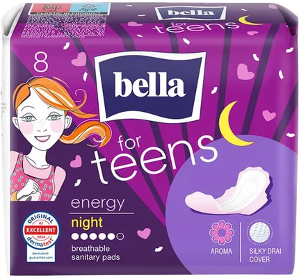 Прокладки гігієнічні Bella for Teens Energy Night, 8 шт