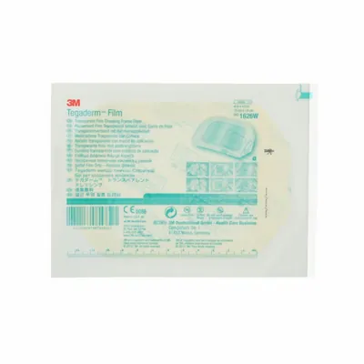 Пов’язка плівкова Tegaderm Film 1626W рамкового типу прозора, 10 см x 12 см, 1 штука