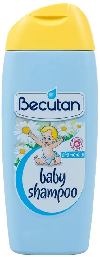 Шампунь Becutan для дітей з D пантенолом, екстрактами ромашки і зародками пшениці, 200 мл