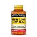 Альфа-ліпоєва кислота Mason Natural Alpha-Lipoic Acid 200 мг, 60 капсул