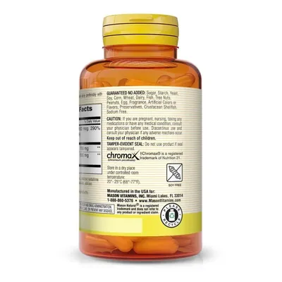 Кориця з альфа-ліпоєвою кислотою Mason Natural Cinnamon Alpha Lipoic Acid, 60 капсул