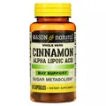 Кориця з альфа-ліпоєвою кислотою Mason Natural Cinnamon Alpha Lipoic Acid, 60 капсул