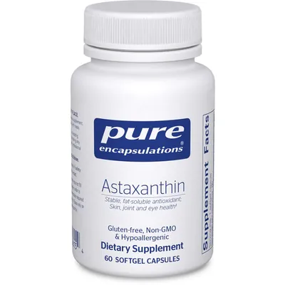 Астаксантин Pure Encapsulations Astaxanthin 4 мг, 60 капсул