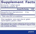 Астаксантин Pure Encapsulations Astaxanthin 4 мг, 60 капсул