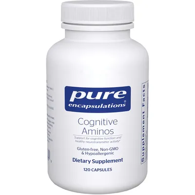 Когнітивні амінокіслоти Pure Encapsulations Cognitive Aminos, 120 капсул