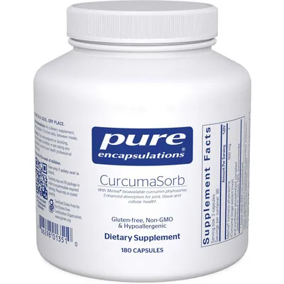 Куркуміну фітосоми Pure Encapsulations CurcumaSorb, 180 капсул