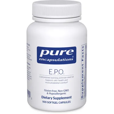 Олія Примули вечірньої Pure Encapsulations E.P.O. Evening Primrose Oil 500 мг, 100 капсул