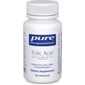 Фолієва кислота Pure Encapsulations Folic Acid 800 мкг, 60 капсул