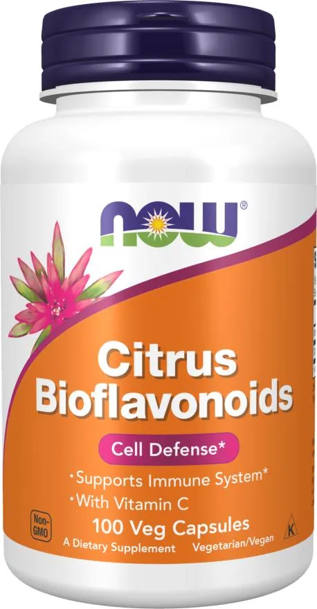 Цитрусові біофлавоноїди NOW Citrus Bioflavonoids вег. капсули №100