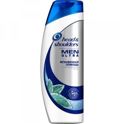 Шампунь Head & Shoulders Men Ultra Миттєва допомога проти лупи, 400 мл
