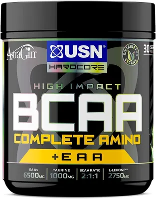 Комплекс амінокислот USN BCAA Complete Amino + EAA яблуко, 400 г