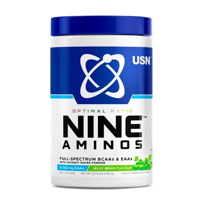 Комплекс амінокислот USN Nine Aminos смак желейних цукерок, 330 г