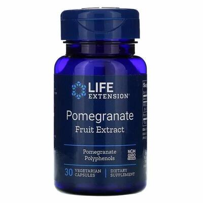Экстракт плодов граната Life Extension Pomegranate Fruit Extract, 30 вегетарианских капсул