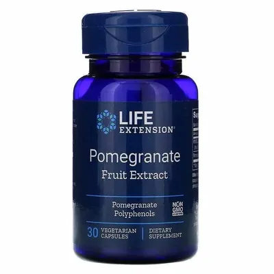Екстракт плодів гранату Life Extension Pomegranate Fruit Extract, 30 вегетаріанських капсул