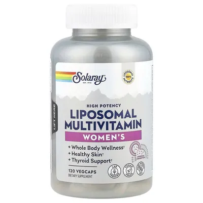 Мультивітаміни Solaray Women's Liposomal Multivitamin, 120 веганських капсул