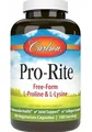 Комплекс амінокислот L- пролін L-Лізин Carlson Labs Pro-Rite (Proline & Lysine), 200 капсул
