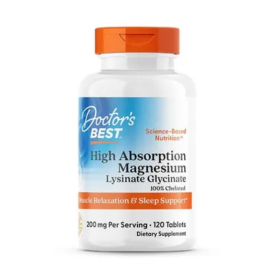 Магній Високої Абсорбації Doctor's Best High Absorption Magnesium, 120 таблеток