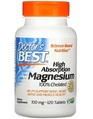 Магний Высокой Абсорбции Doctor's Best High Absorption Magnesium, 120 таблеток
