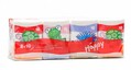 Платки бумажные носовые гигиенические Bella Baby Happy Mini трехслойные, 10 шт x 8 уп