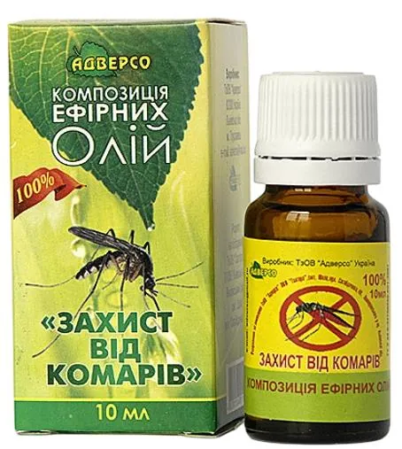 Композиція ефірних олій Адверсо Захист від комарів, 10 мл