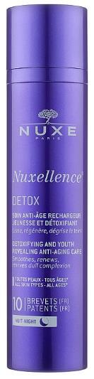Крем для лица Nuxe Nuxellence Detox ночной антивозрастной, 50 мл