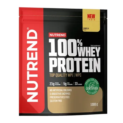 Протеїн сироватковий змішаний Nutrend 100% Whey Protein ваніль, 1 кг