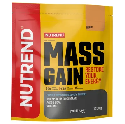 Гейнер Nutrend Mass Gain бісквіт, 1,05 кг