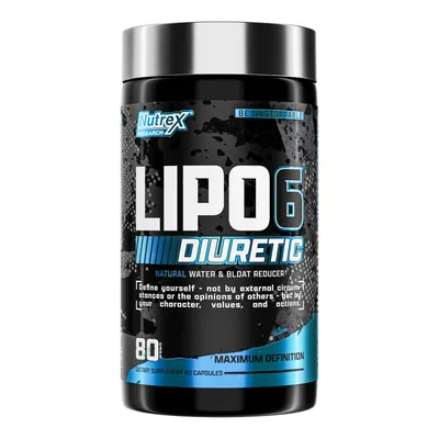 Комплекс для балансу рідини в організмі Nutrex Research Lipo6 Diuretic, 80 капсул