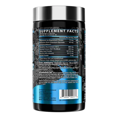 Комплекс для балансу рідини в організмі Nutrex Research Lipo6 Diuretic, 80 капсул