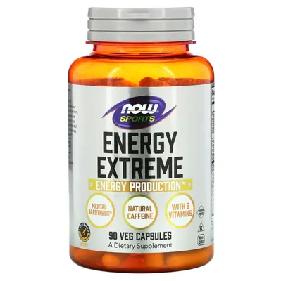 Енергетична формула NOW Sports Energy Extreme вег. капсули №90