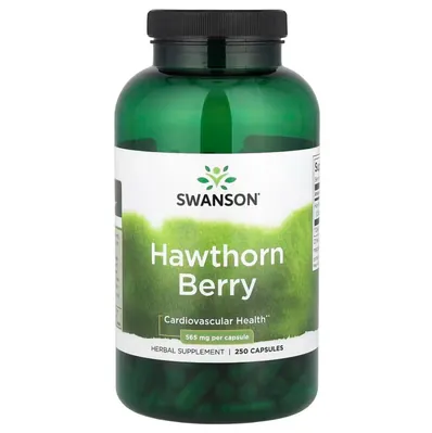 Глоду ягоди Swanson Hawthorn Berry 565 мг, 250 капсул
