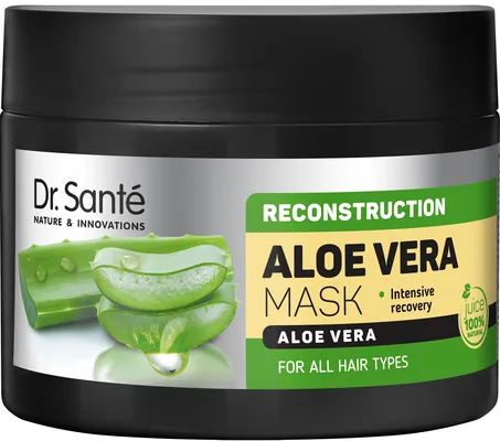 Маска Dr.Sante Aloe Vera Реконструкція волосся, 300 мл
