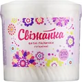 Ватні палички Cotton Club Свіжанка в круглій банці, 200 штук