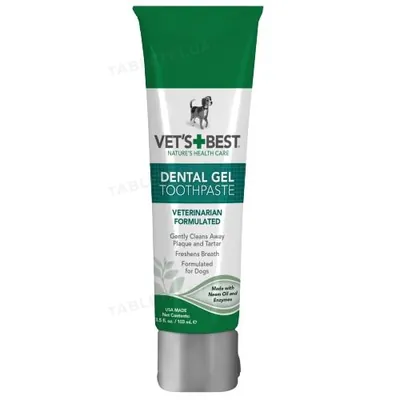 Гель для чищення зубів Vet's Best Dental Gel для собак, 103 мл