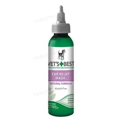 Засіб для очищення вух собак Vet's Best Ear Relief Wash, 118 мл
