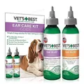 Засіб для очищення вух собак Vet's Best Ear Relief Wash, 2 флакони по 118 мл