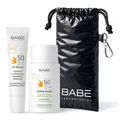 Набір Babe Laboratorios Cонцезахисний флюїд SPF50 + бальзам для губ SPF50