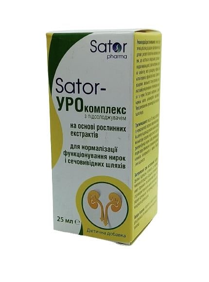 Sator-Урокомплекс капли по 25 мл во флак.