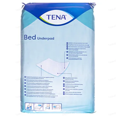Пелюшки Tena Bed Underpad Plus одноразові поглинаючі 60 x 60 см, 30 шт