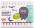 Ватні палочки Cleanic Baby Eco дитячі, коробка, 60 шт