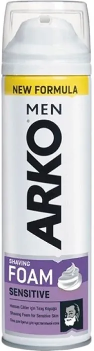 Піна для гоління Arko Men Sensitive для чутливої шкіри, 200 мл