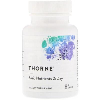 Витаминно-минеральный комплекс Thorne Research Basic Nutrients 2/Day капсулы №60