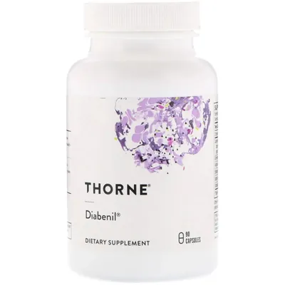 Комплекс при діабеті Thorne Research Diabenil, 90 капсул