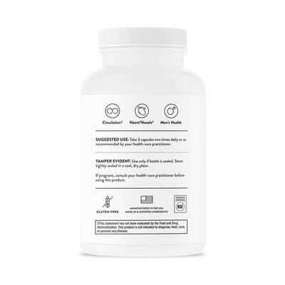 Поддержка сердечно-сосудистой системы Thorne Research L-Arginine Plus (Perfusia Plus), 180 капсул