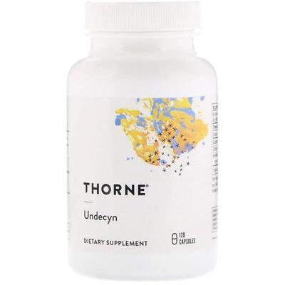 Поддержка кишечника Thorne Research Undecyn, 120 капсул
