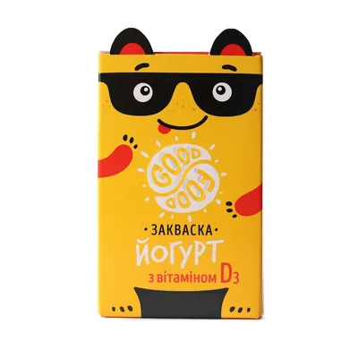 Закваска бактеріальна Good Food Йогурт Вітамін D по 1 г №5 у пак.